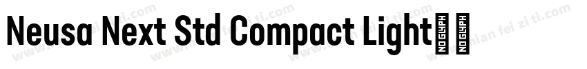 Neusa Next Std Compact Light字体转换
